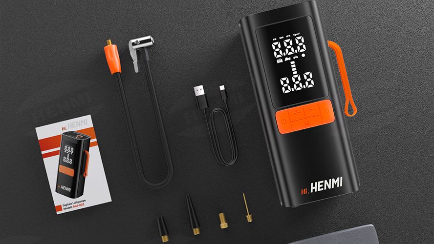 Pumpen ohne Puste: HENMI Elektrische Luftpumpe im Test – Nie wieder platte Reifen!