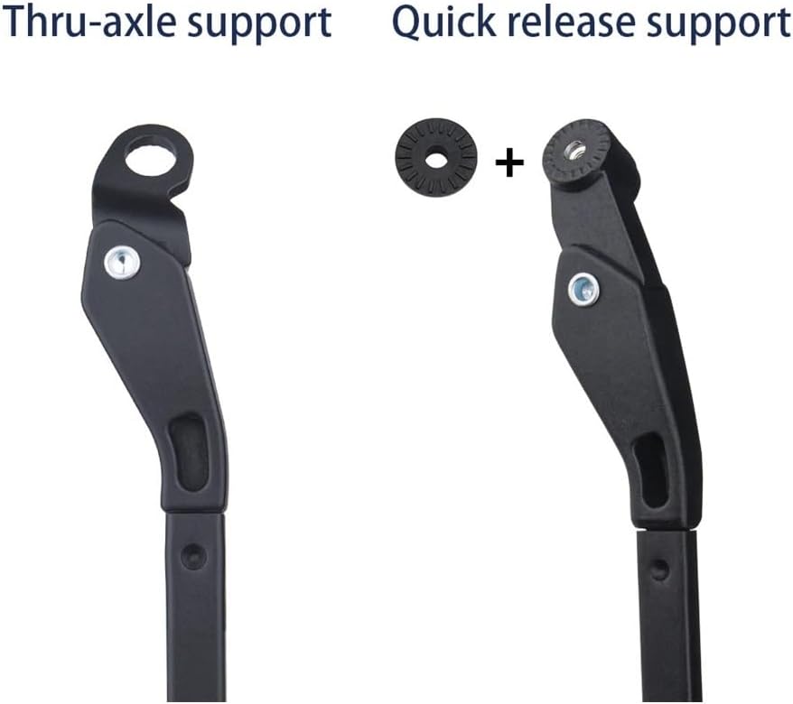 HENMI Fahrradständer 22–29 Zoll,Carbon Fibre Quick Release Road Bicycle Side Kickstand Mountain Bike Support Kick Stand Foot Brace