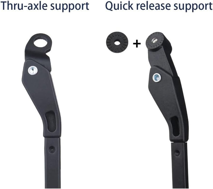 HENMI Fahrradständer 22–29 Zoll,Carbon Fibre Quick Release Road Bicycle Side Kickstand Mountain Bike Support Kick Stand Foot Brace