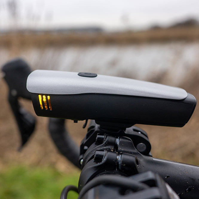 HENMI 50 LUX USB wiederaufladbare Fahrradlampe, StVZO Elektrofahrradvorderlicht, OSRAM LED, wasserdicht