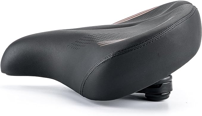 fahrradsattel für heimtrainer HENMI Fahrradsattel, Bequem Weich Herren Damen Fahrradsattel mit Feder