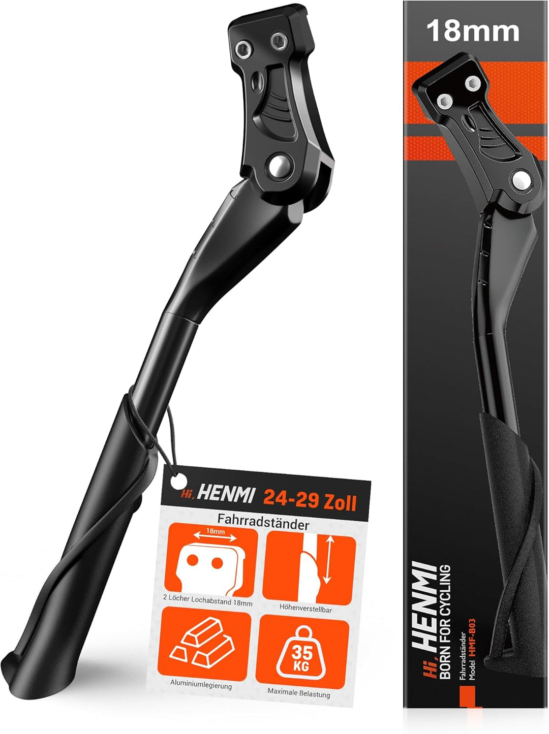 fahrradständer 29 mtb HENMI Fahrradständer 24-29 Zoll,Fahrradständer mit 2 Löchern,Stabil Se