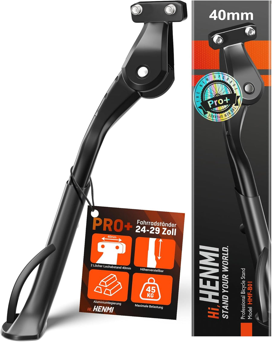henmi fahrradständer 24-29 zoll HENMI Fahrradständer 24-29 Zoll Pro+, Fahrradständer mit 4 Löchern, 20