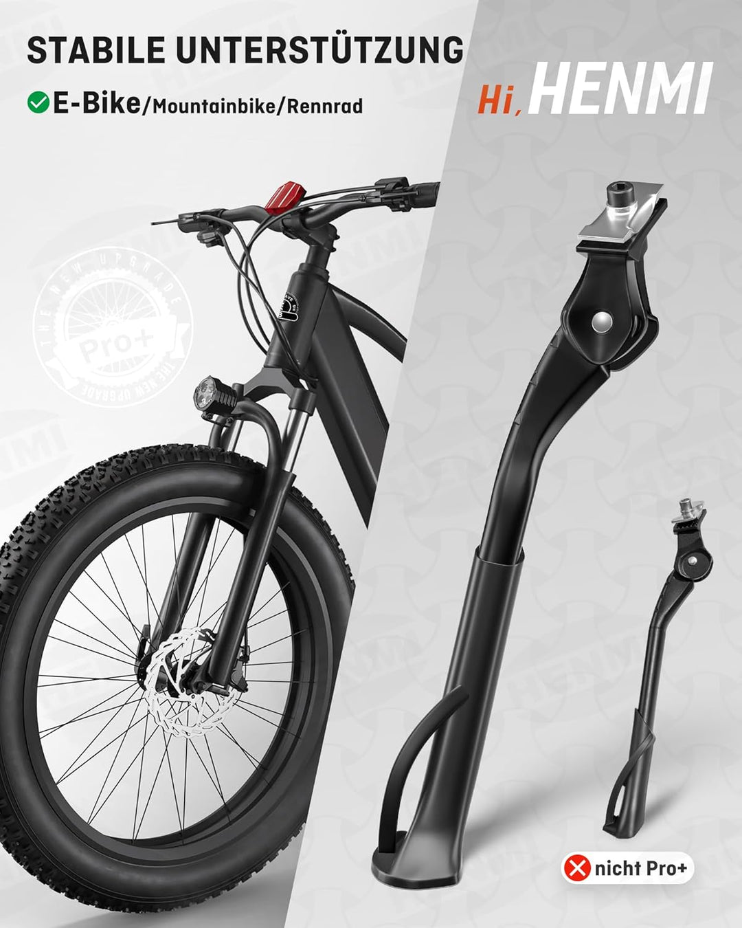 henmi fahrradständer 24-29 zoll HENMI Fahrradständer 24-29 Zoll Pro+, Höheverstellbar Mittelständer fü