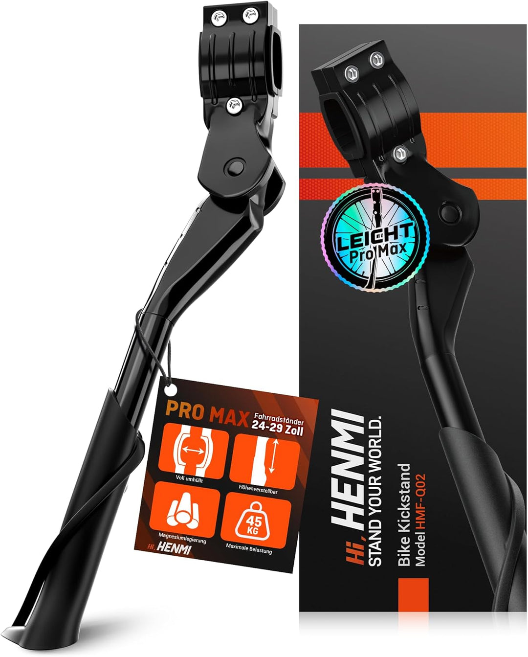 pro fahrradständer HENMI Fahrradständer 24-29 Zoll,Maximale Belastung Pro Max45 KG,Höhenv