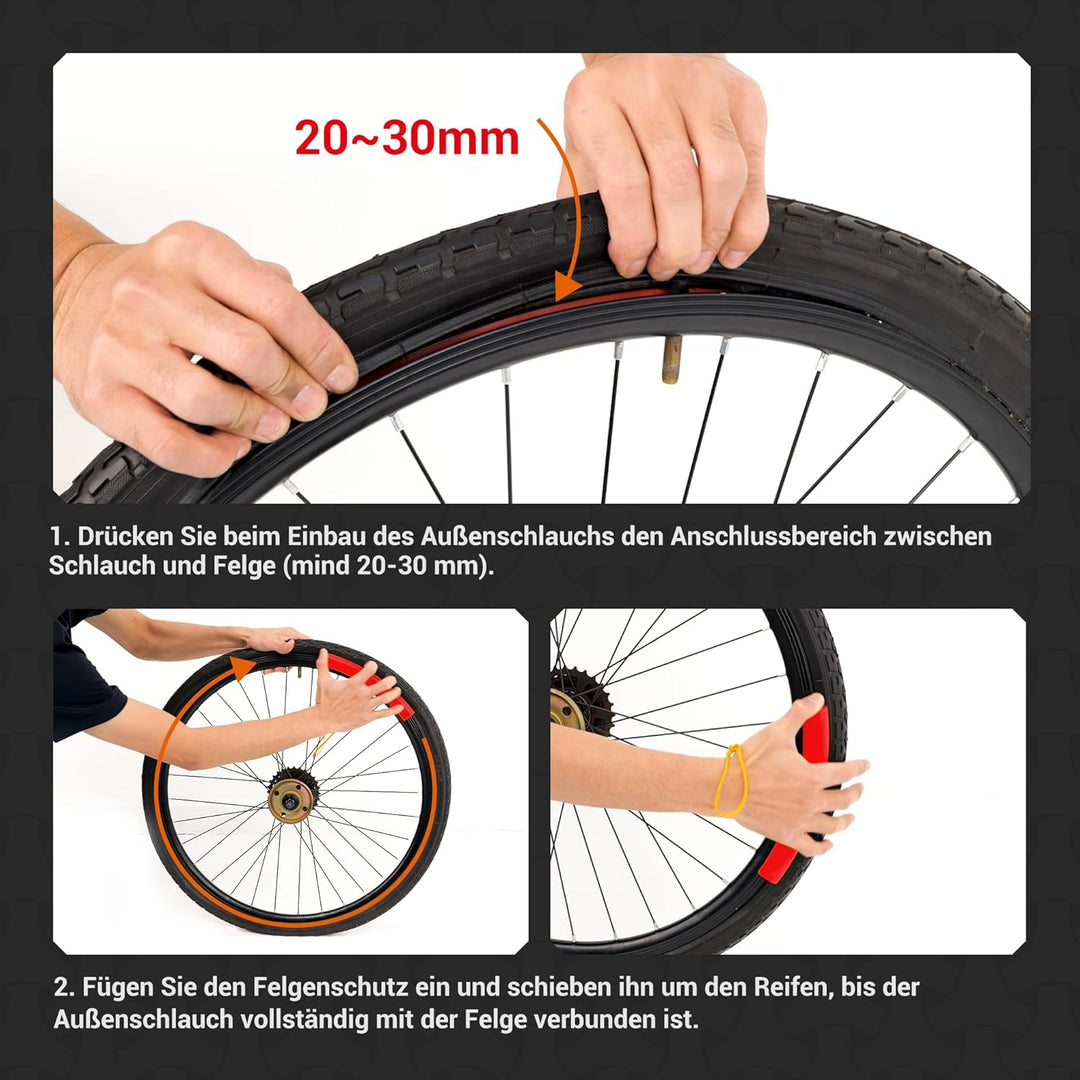 rennrad reifenheber HENMI 2 Stück Reifenheber mit Felgenschutz Reifenheber Fahrrad Metall