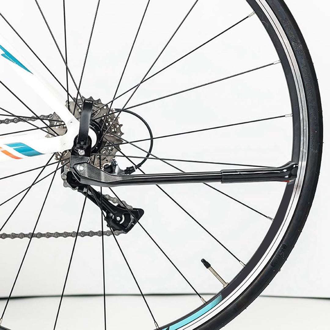 HENMI Fahrradständer 24–27.5 Zoll,Carbon Fibre Quick Release Road Bicycle Side Kickstand Mountain Bike Support Kick Stand Foot Brace