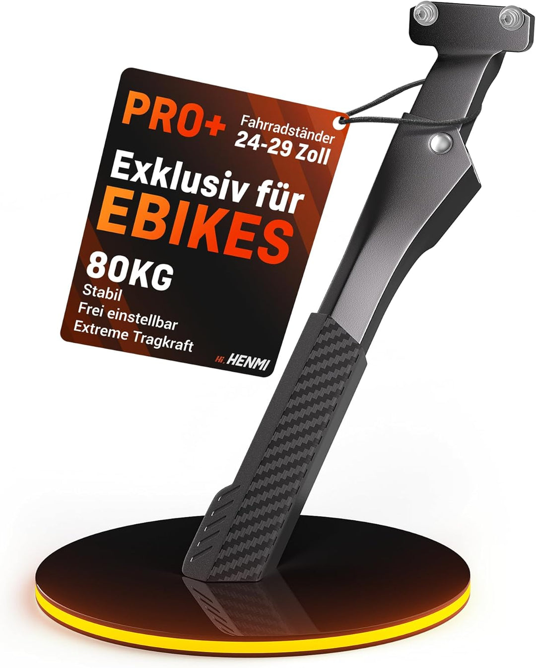 fahrradständer einstellbar HENMI Fahrradständer E-Bike 24-29Zoll, fahrradständer 40mm lochabstand