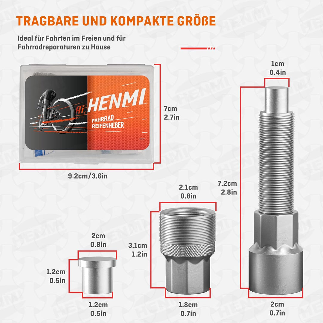 abzieher pedale HENMI Fahrrad Kurbelabzieher Set, Universal Tretlager Abzieher Fahrrad