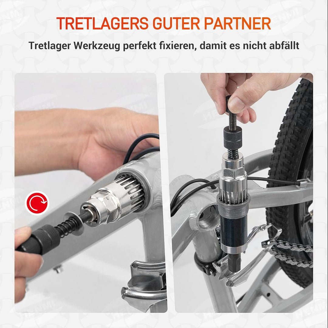 fahrrad tretlager kaufen HENMI Fahrrad Tretlager Werkzeug Set,Fahrrad Innenlager Entferner mit