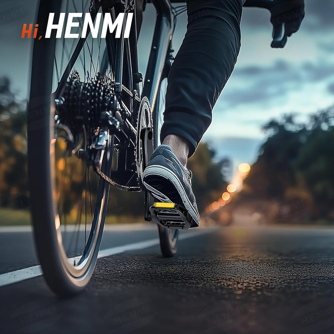 müssen fahrrad pedale reflektoren haben HENMI Fahrradpedale mit StVZO Zugelassen Reflektoren, 9/16 Zoll Fahrra