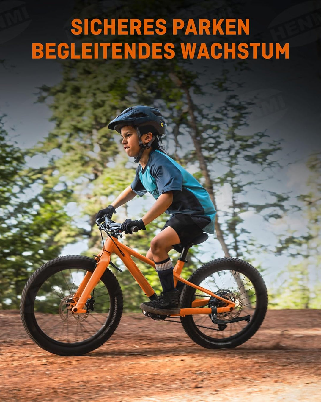 fahrradständer 18 zoll HENMI Fahrradständer 18-24 Zoll Kinderfahrrad Ständer, Höhenverstellba
