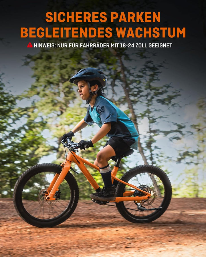 HENMI Fahrradständer Kinderfahrrad Ständer,Höhenverstellbar Fahrrad Ständer Kinder,rutschfest Stabil Fahrradständer für Mountainbike, Rennrad