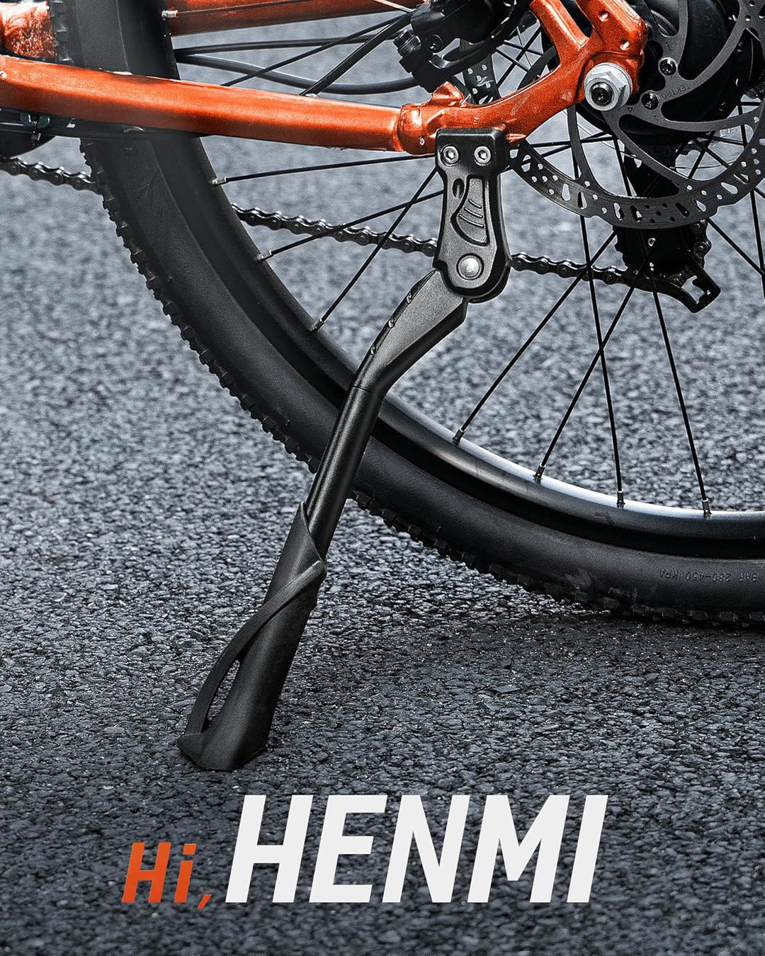 fahrradständer mtb e-bike HENMI Fahrradständer 24-29 Zoll,Fahrradständer mit 2 Löchern,Stabil Se