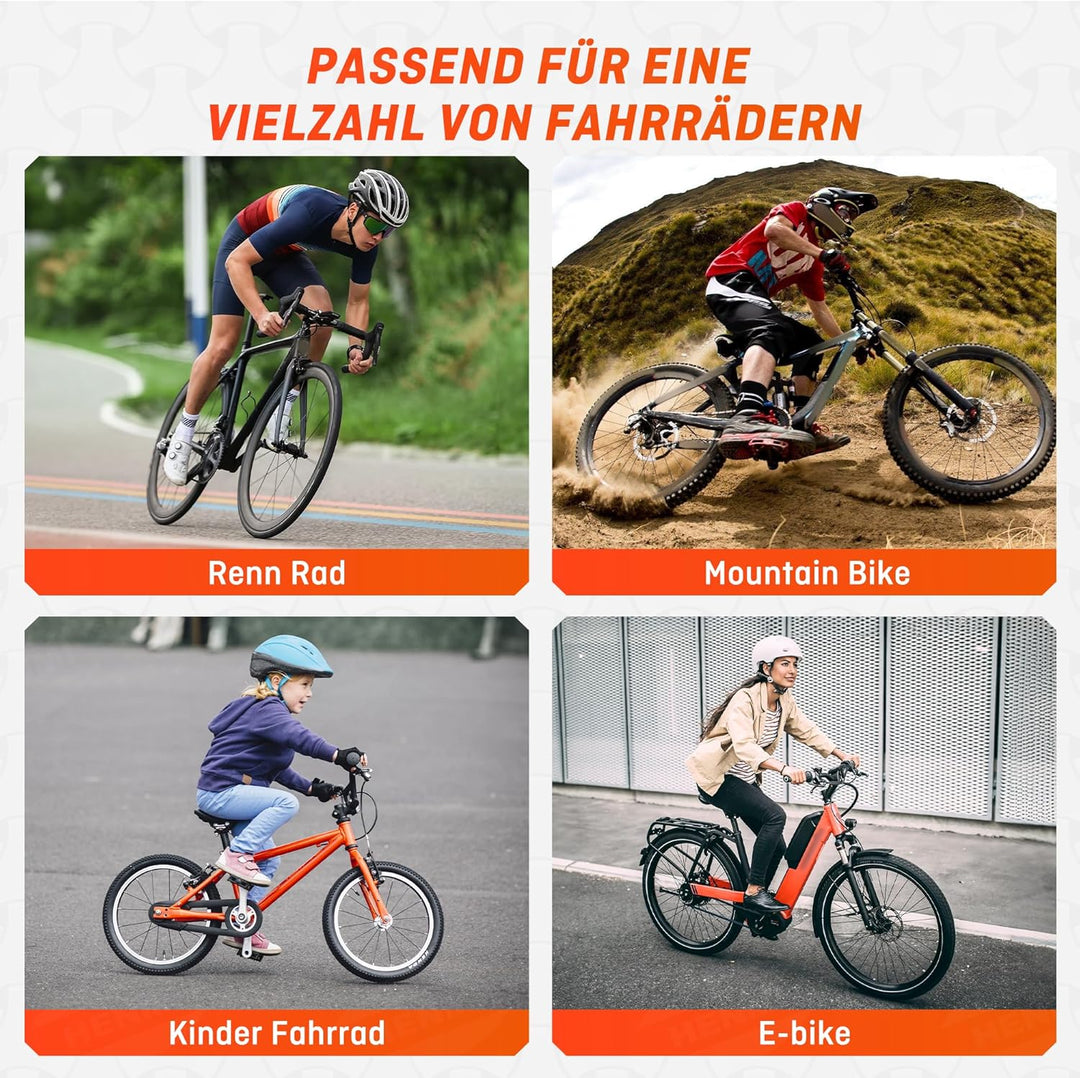 mountainbike rahmenschutz HENMI Fahrrad Rahmenschutz 4er Set,Carbon Rahmenschutz Fahrradträger,F