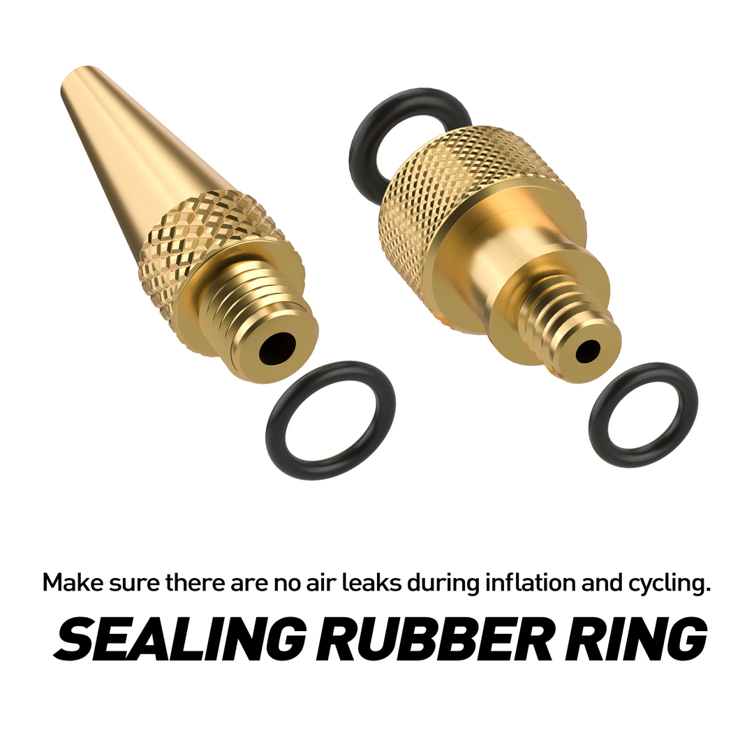 kompressor zubehör fahrrad HENMI 12pcs Fahrrad Adapter, Französisches Ventil Adapter, Multifunkti