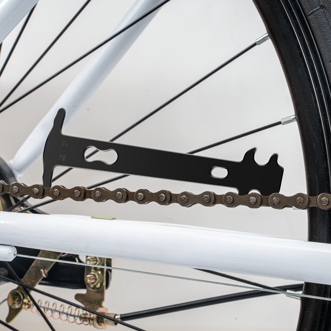 rennrad kette messen HENMI Fahrrad Kettenmesslehre 2 Stück, Kettenlehre mit Zwei Präzisions