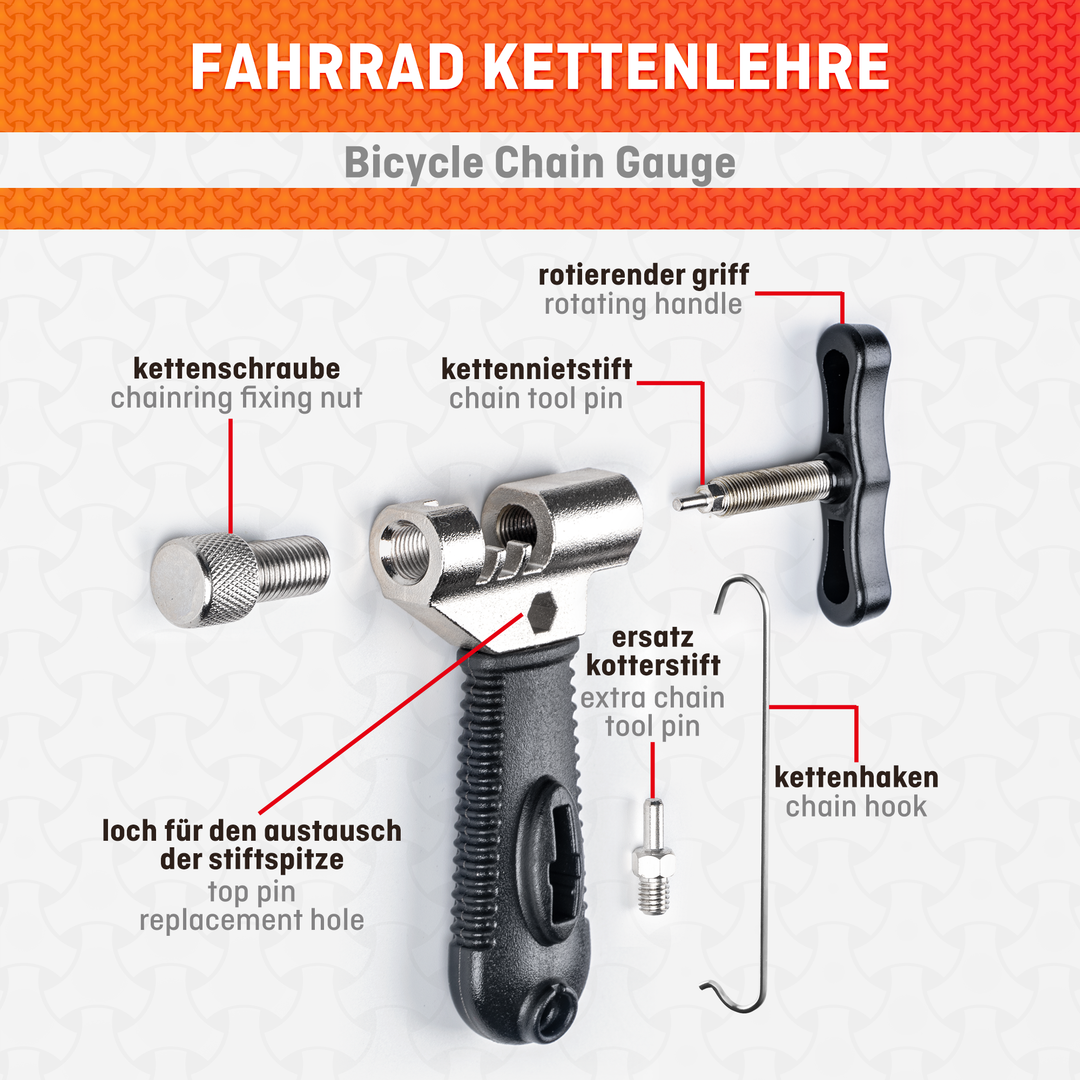 fahrrad kettennieter kaufen HENMI Kettennieter Fahrrad, Kettenzange, Kettenschloss Zange und 4 Paa